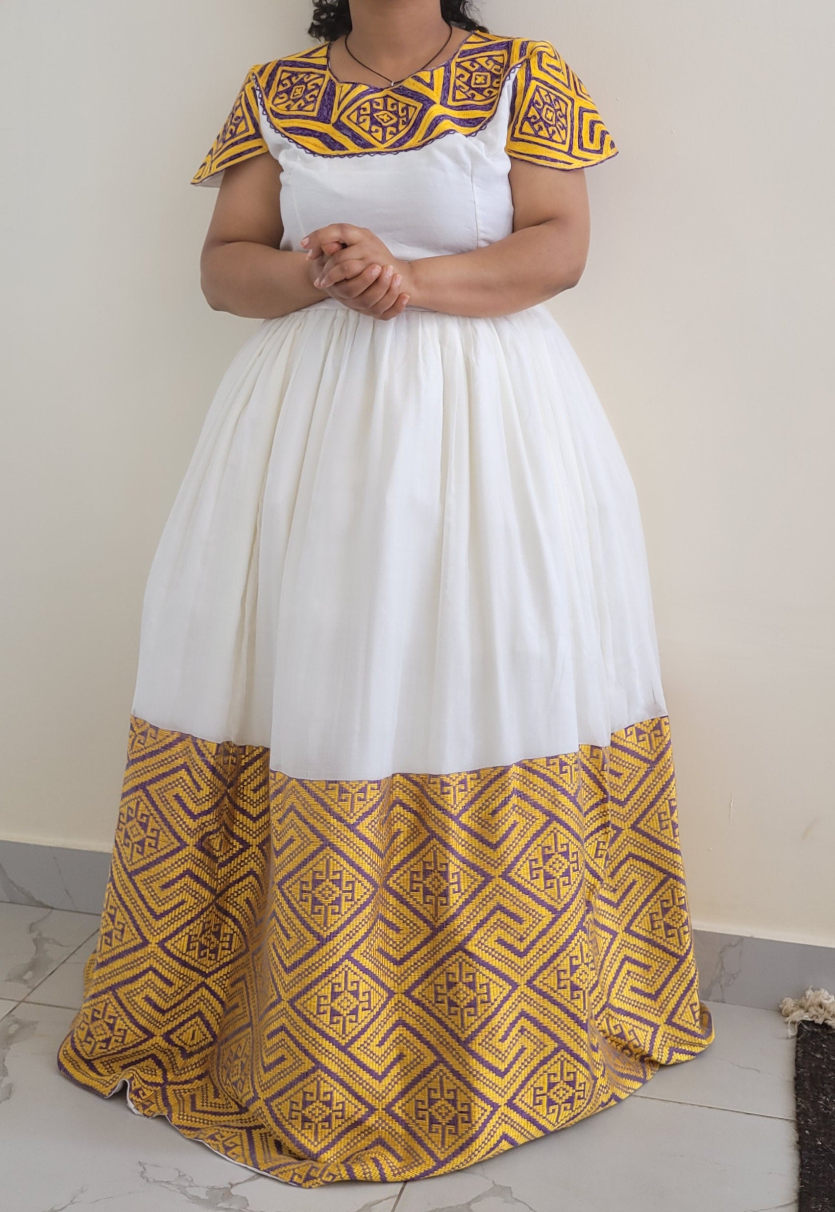 Addis Ababa Simple Habesha Dress Simple Habesha Dress With Red Tibeb Modern Ethiopian Kemis For Addis Ababa Simple Habesha Dress Simple Habesha Dress With Red Tibeb Modern Ethiopian Kemis For