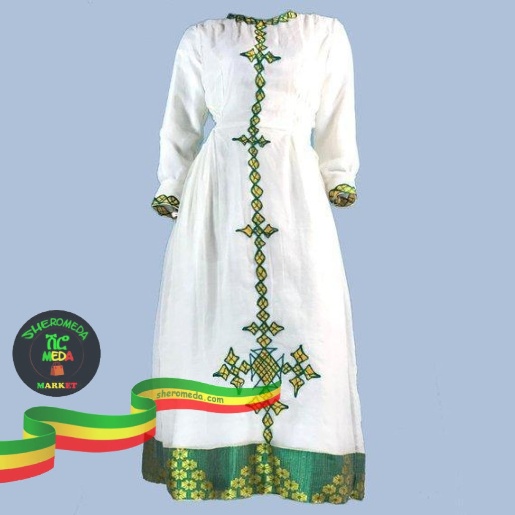 Green Ethiopian Airlines dress
