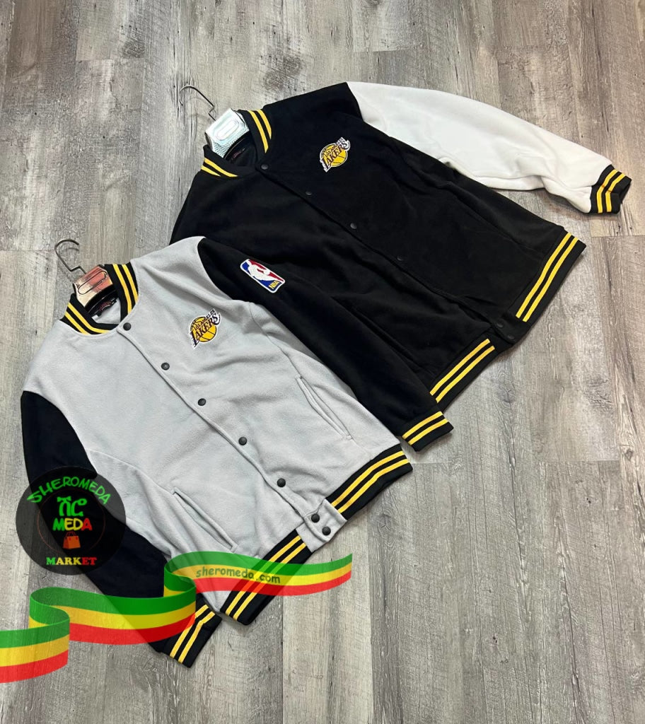 Lakers old school jacket best sale