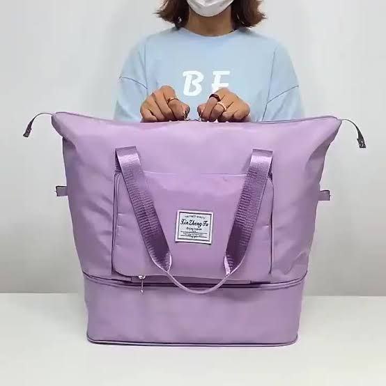 Folding high capacity travel bags