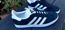 Original BLACK GAZELLE SHOES from UK Adidas store