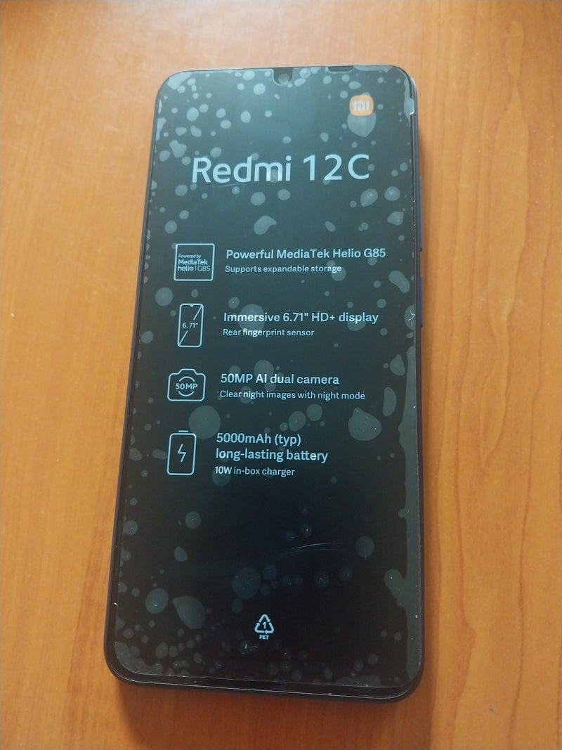 Redmi 12C with 4GB ram and 128 GB