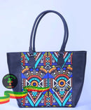 Black Leather Party Bag