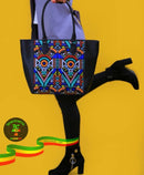 Black Leather Party Bag