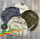 Black Off Sweater Sweatshirt