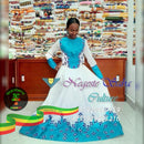 Blue Dress By Negeste Saba