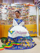 Blue Mixed Negest Style Dress