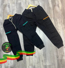 Cargo Black Pants Wallet