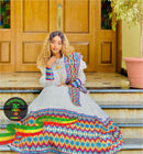 Christmas Colorful Dress By Zufisam