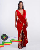 Christmas Red Miss T Dress Hoodie