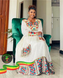 Christmas White Dress By Zufisam