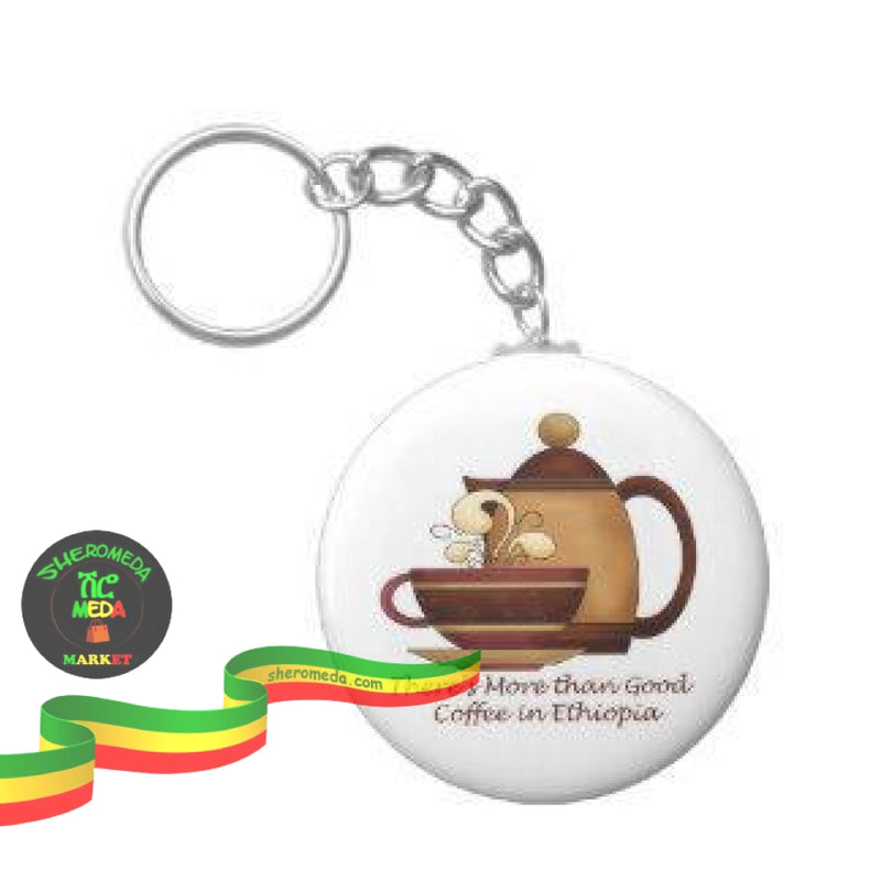 Coffee ethiopia key chain Key holder Sheromeda.com 