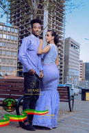 Couple Blue Outfit By Hun Design