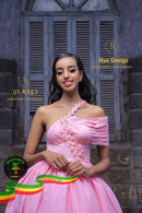 Couple Pink Outfit By Hun Design Pink / Full Dress