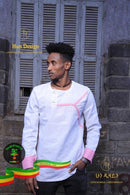 Couple Pink Outfit By Hun Design Pink / Men Shirt Style