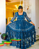 Enkutatash Shifon By Mary Habesha Blue