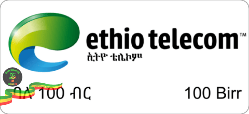 Ethio Telecom Mobile Card 100 Etb