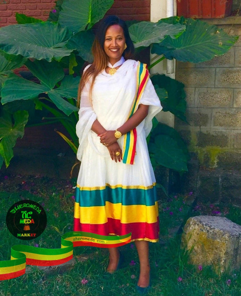 Ethiopian flag dress Ethiopian flag dress