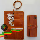 Ethiopian Leather Cable Bag
