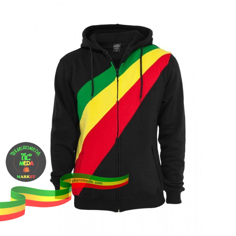 Flag Ethiopia Jacket Hoodies