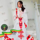 Flash red dress style Official FasikaTibeb, Haya hulet, Addis Ababa 