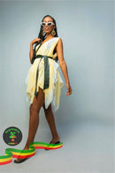 Flowy Yellow Shema Vest By Kunjina