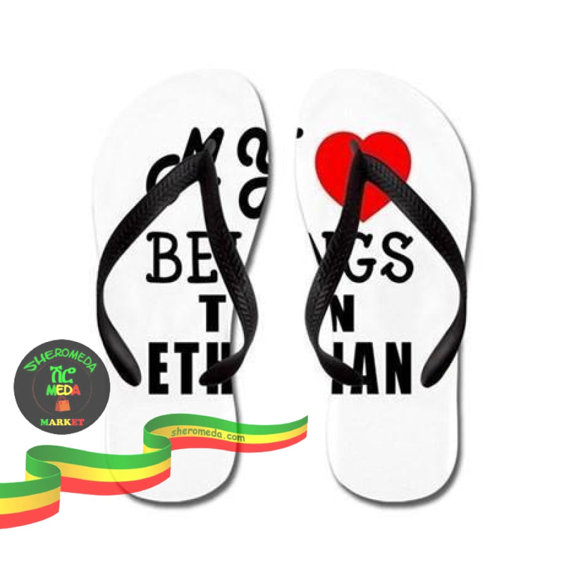 I Love Ethiopian Flip Flop