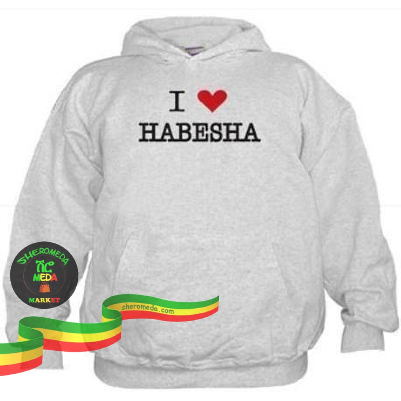 I Love Habesha Hoodie Hoodies