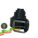 Mens Classic Leather Belt Black