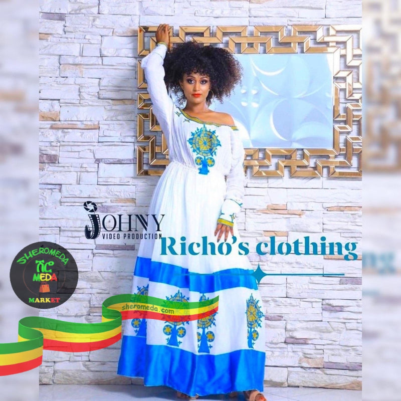 Modern city blue style by richo Richo's clothing, Awuraris Hotel tsega business center, Addis Ababa 