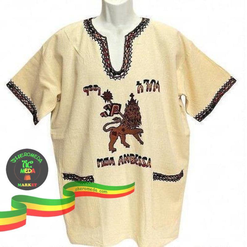 Multi Colours Moa Ambessa Traditional Shirt