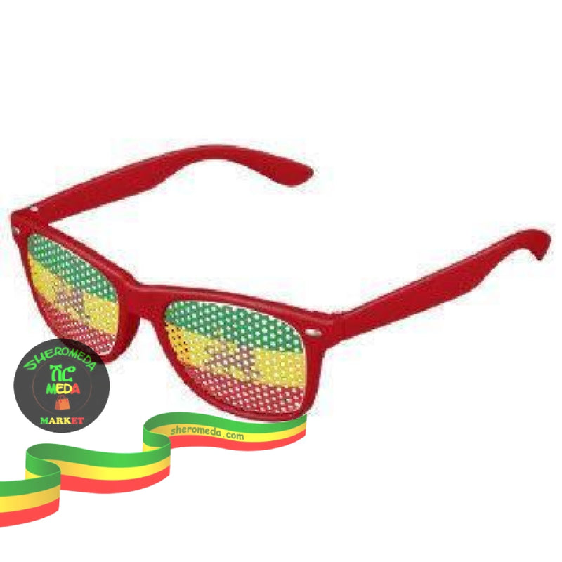 Old Ethiopian Flag Sunglasses Sunglasses