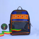 Orange Black Back Pack Bag