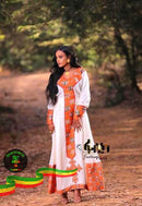 Orange Christmas Dress