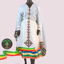 Orange Green Mixed Dress