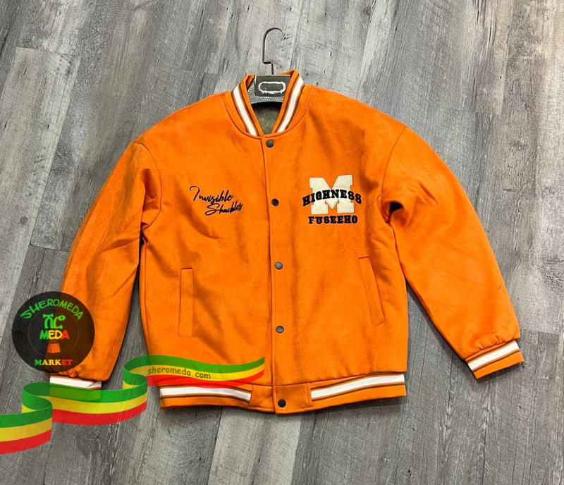 Orange Old School Jacket Jacket