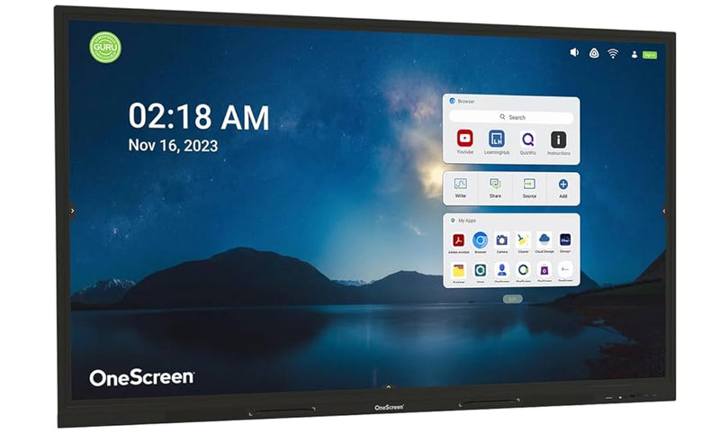 OneScreen Interactive Flat Panel Display: Transform Collaboration & Learning