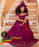 Purple Love Shifon By Mary