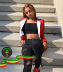 Red Jacket Style By Jegna