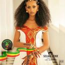 Red meskel dress by Selam Selam Tekie clothing, Atlas graze plaza, Addis Ababa 