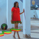 Red Nazret Dress By Sherrys