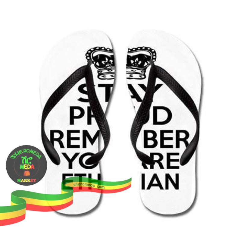 Stay Proud Ethiopian Flip Flop