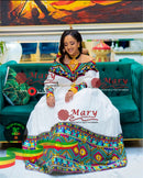 Stunning Blue Tibeb Dress