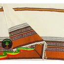 Traditional Brown Old School Textile