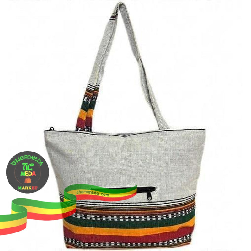 Traditional Ethiopian Grey Bag Bag