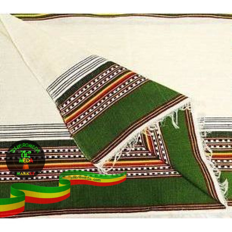 Traditional Green Old School Textile