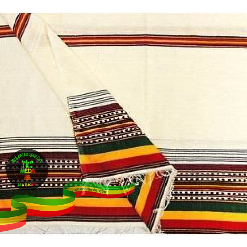 Traditional Historical Ethiopian Flag Textile