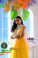 Yellow Classic Enkutatash Dress