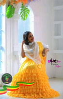 Yellow Wave Enkutatash Dress